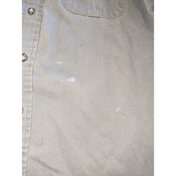 Men's Shirt Size Large L Mossy Oak Green Long Sleeve Button Up Break-Up Infinity - Picture 6 of 8